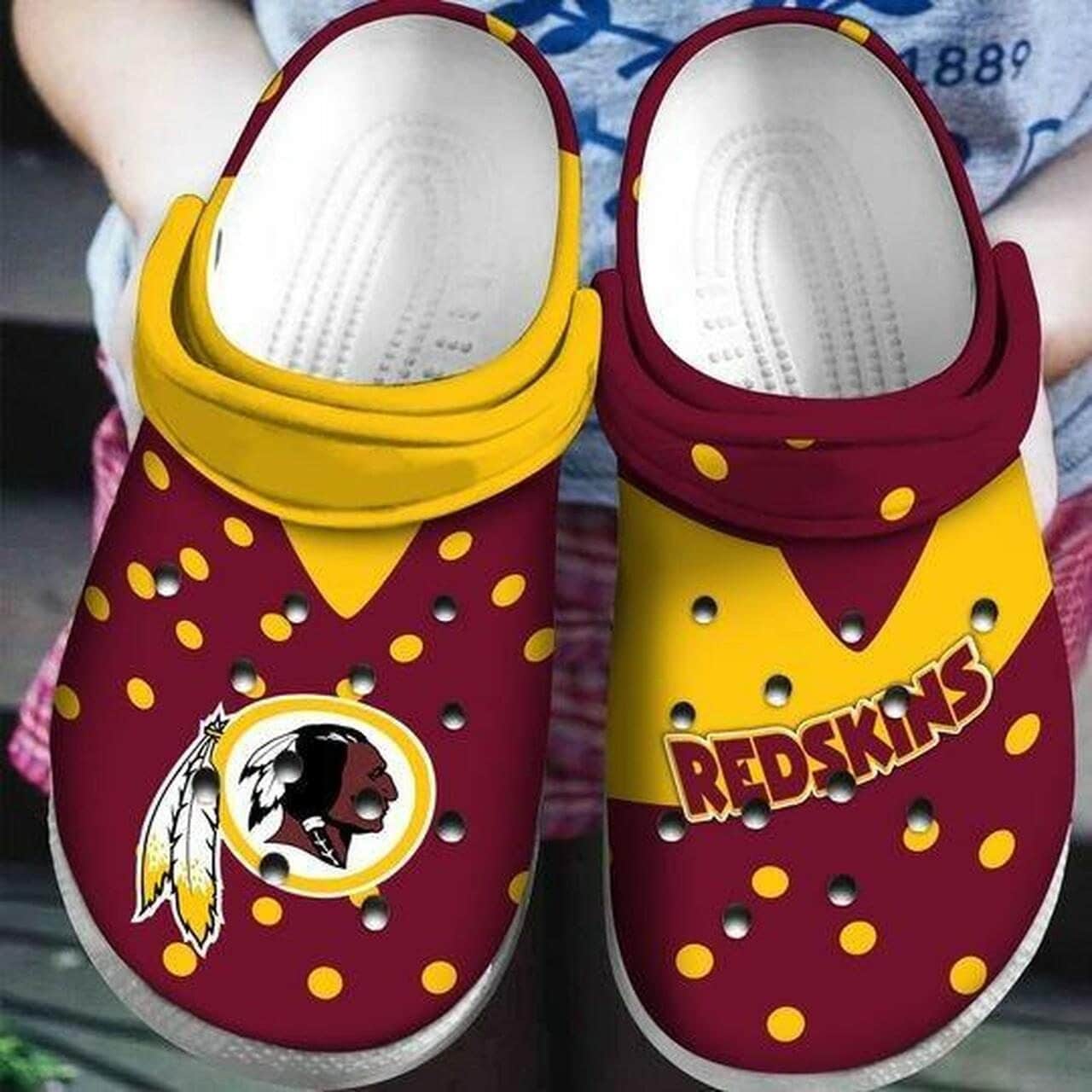 Washington Redskins Lover Soft Clogs 1 Washington Redskins Lover Soft Clogs