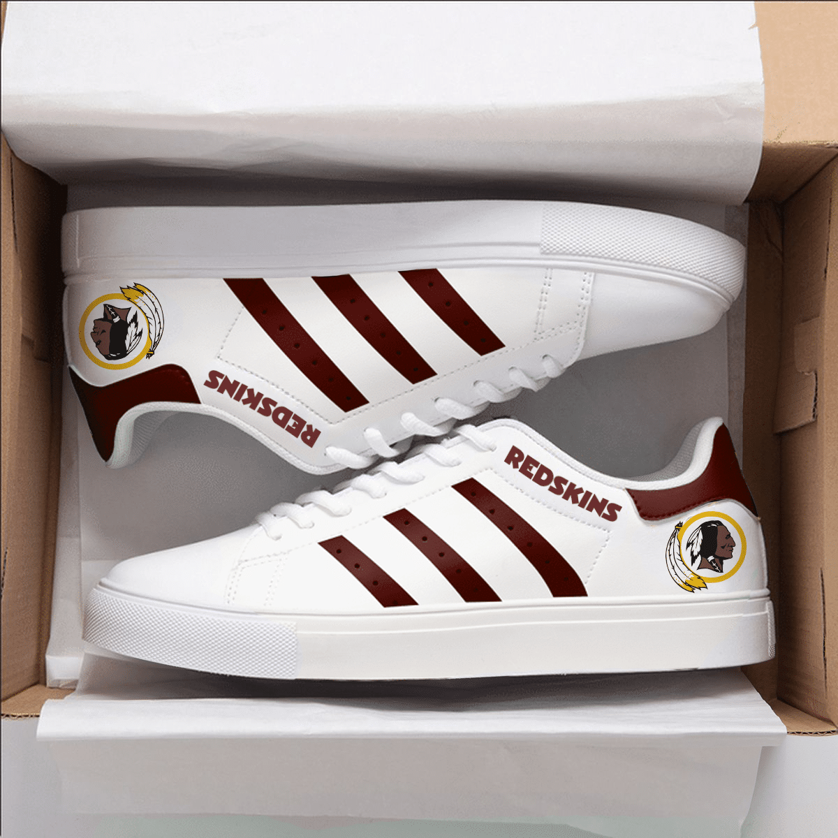 Washington Redskins Stan Smith Shoes 1 Washington Redskins Stan Smith Shoes