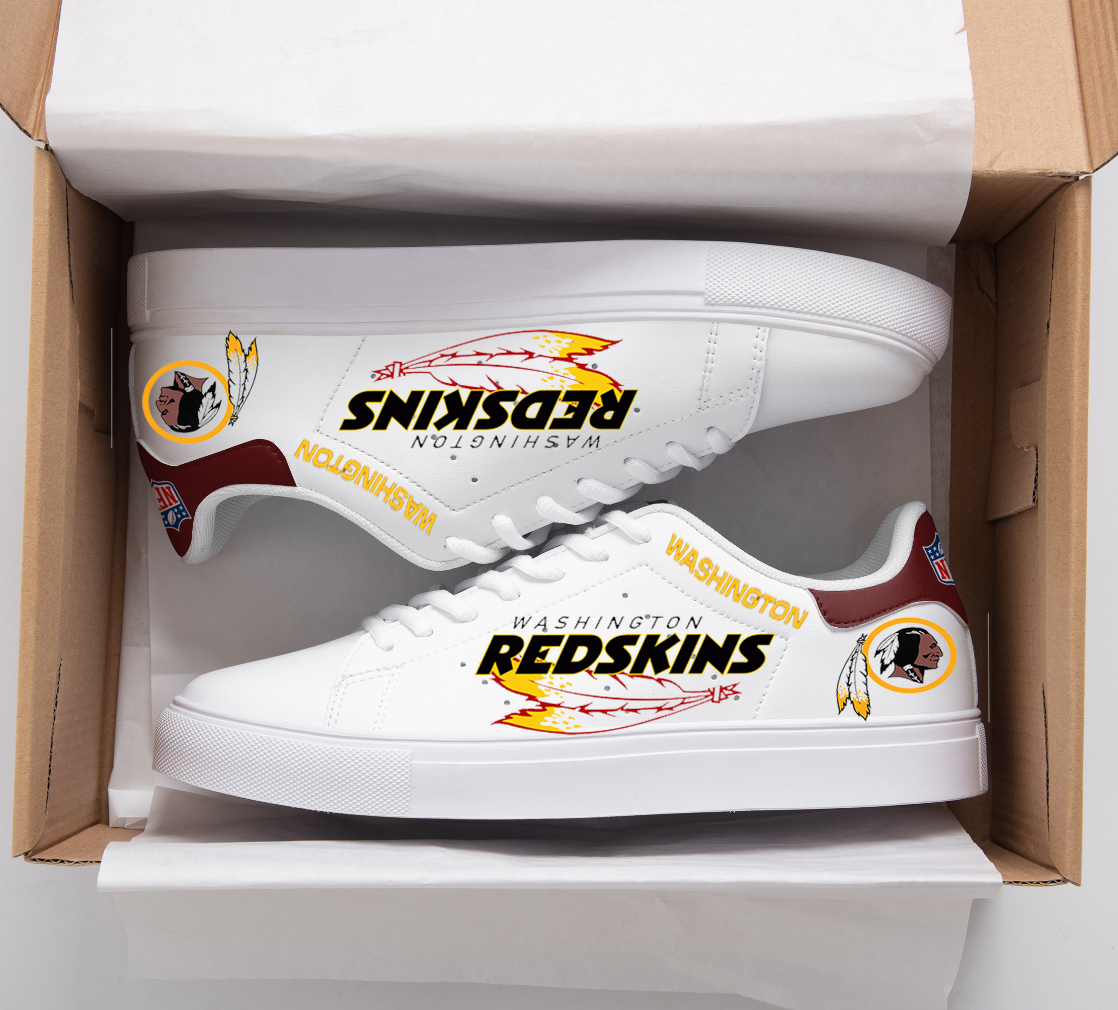 Washington Redskins Stan Smith Shoes 1 Washington Redskins Stan Smith Shoes
