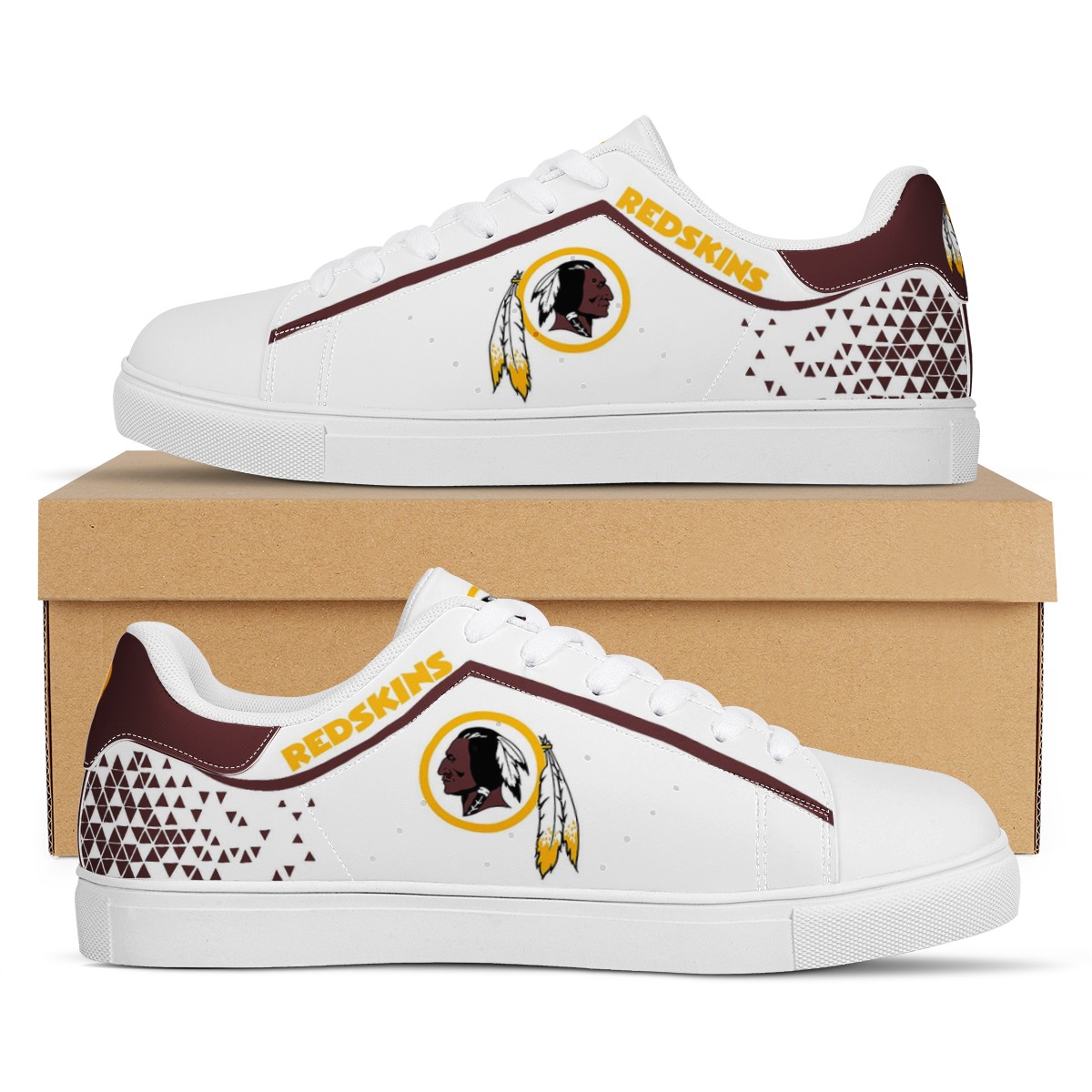 Washington Redskins Stan Smith Shoes 1 Washington Redskins Stan Smith Shoes