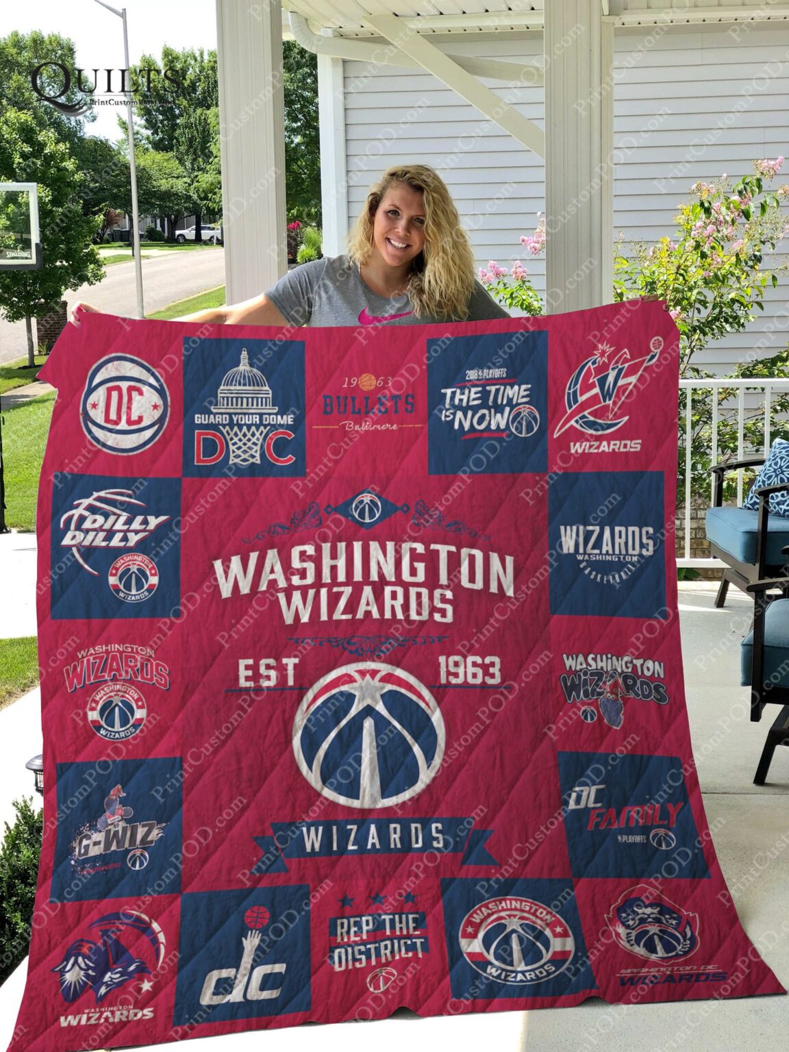 Washington Wizards 1 Blanket 1 Washington Wizards 1 Blanket