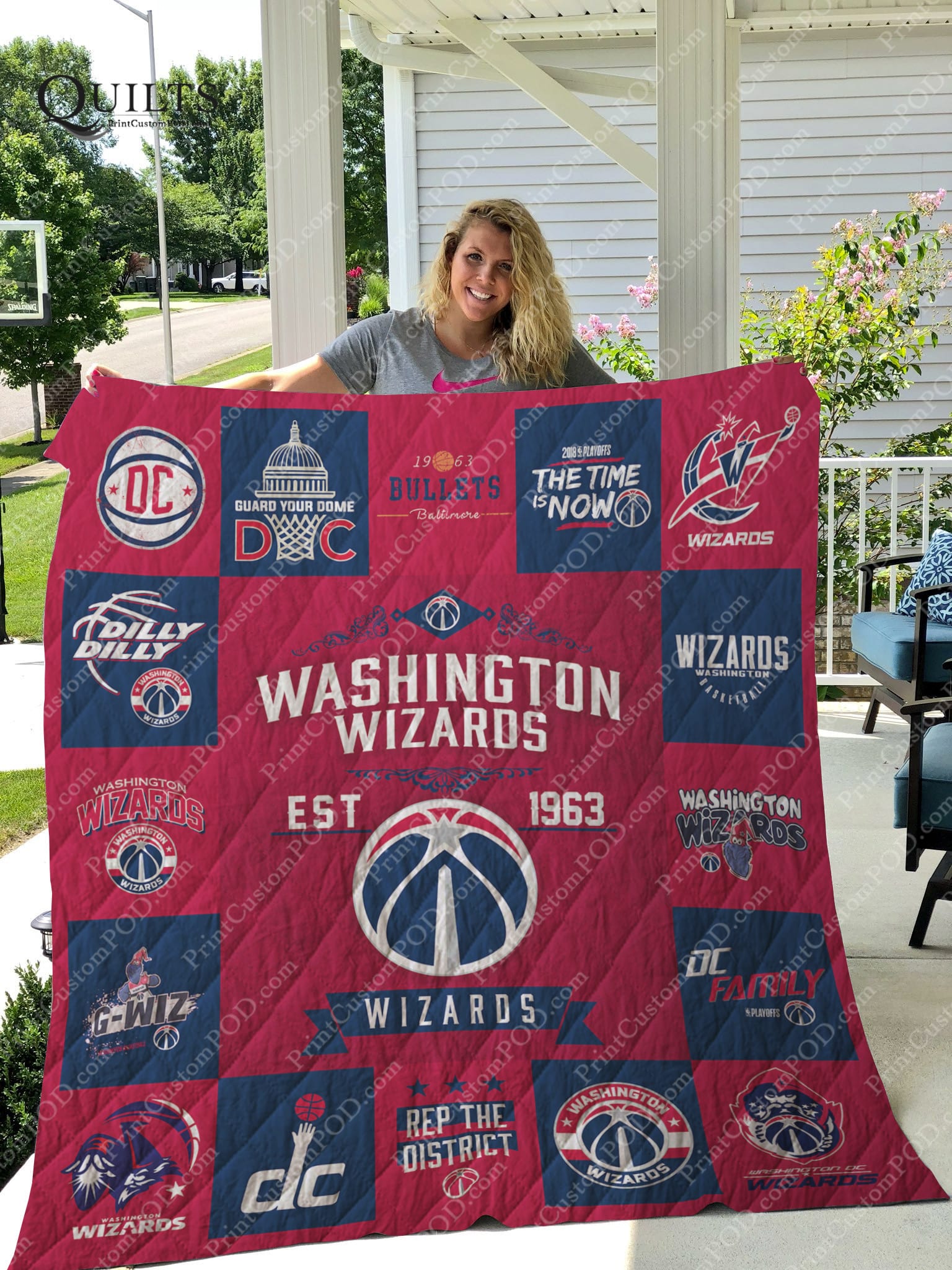 Washington Wizards 1 Blanket 1 Washington Wizards 1 Blanket