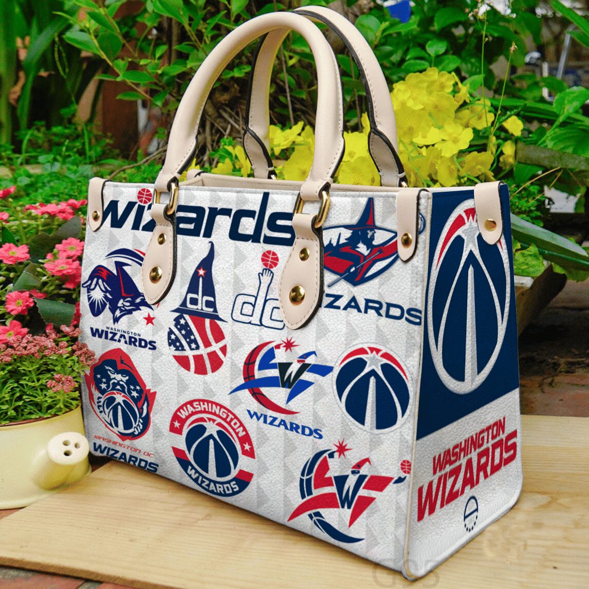 Washington Wizards Leather Handbag 1 Washington Wizards Leather Handbag