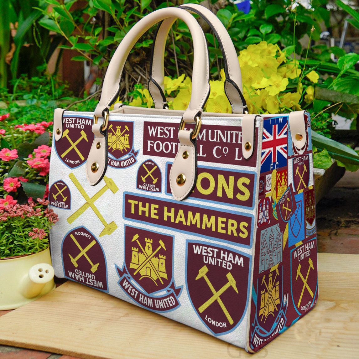 West Ham United FC G0 Leather Handbag 1 West Ham United FC G0 Leather Handbag