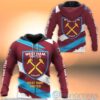 West Ham United Hoodie Zip Hoodie 3D