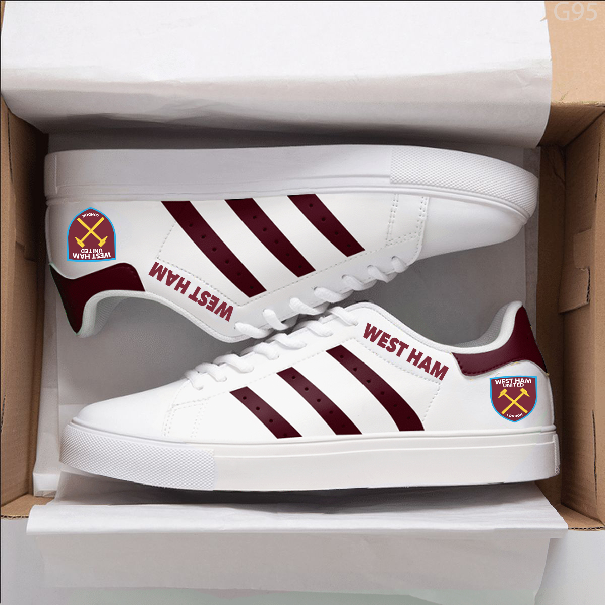 West Ham United Stan Smith Shoes 1 West Ham United Stan Smith Shoes