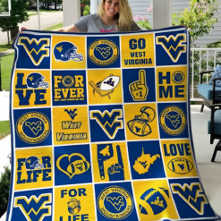 West Virginia Mountaineers 1 Blanket