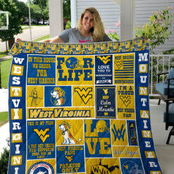 West Virginia Mountaineers 2 Blanket