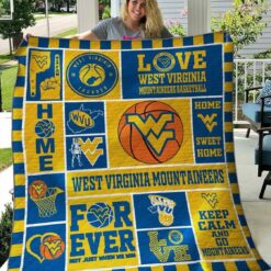 West Virginia Mountaineers 3 Blanket