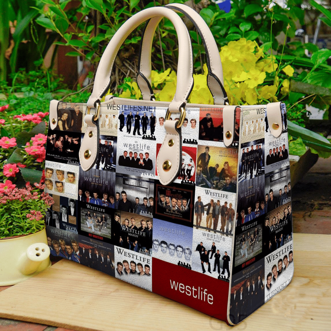 Westlife Band 1 Leather Handbag 1 Westlife Band 1 Leather Handbag