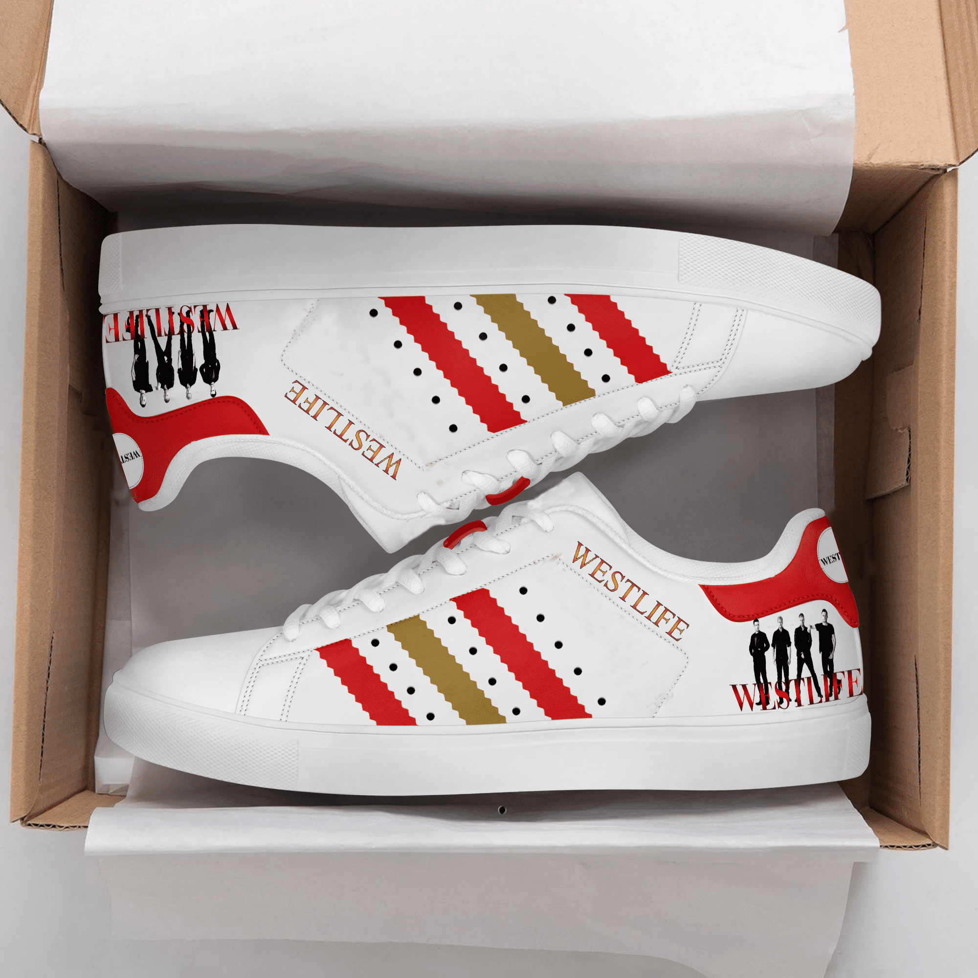 Westlife Band Love Stan Smith Shoes 1 Westlife Band Love Stan Smith Shoes