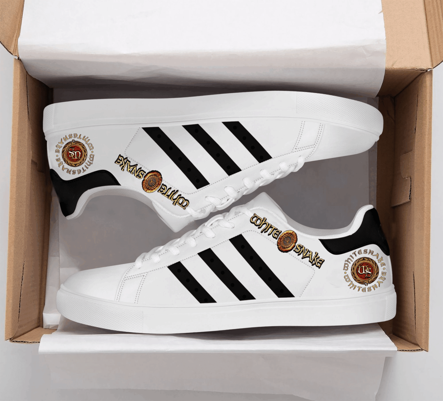 Whitesnake Stan Smith Shoes 1 Whitesnake Stan Smith Shoes
