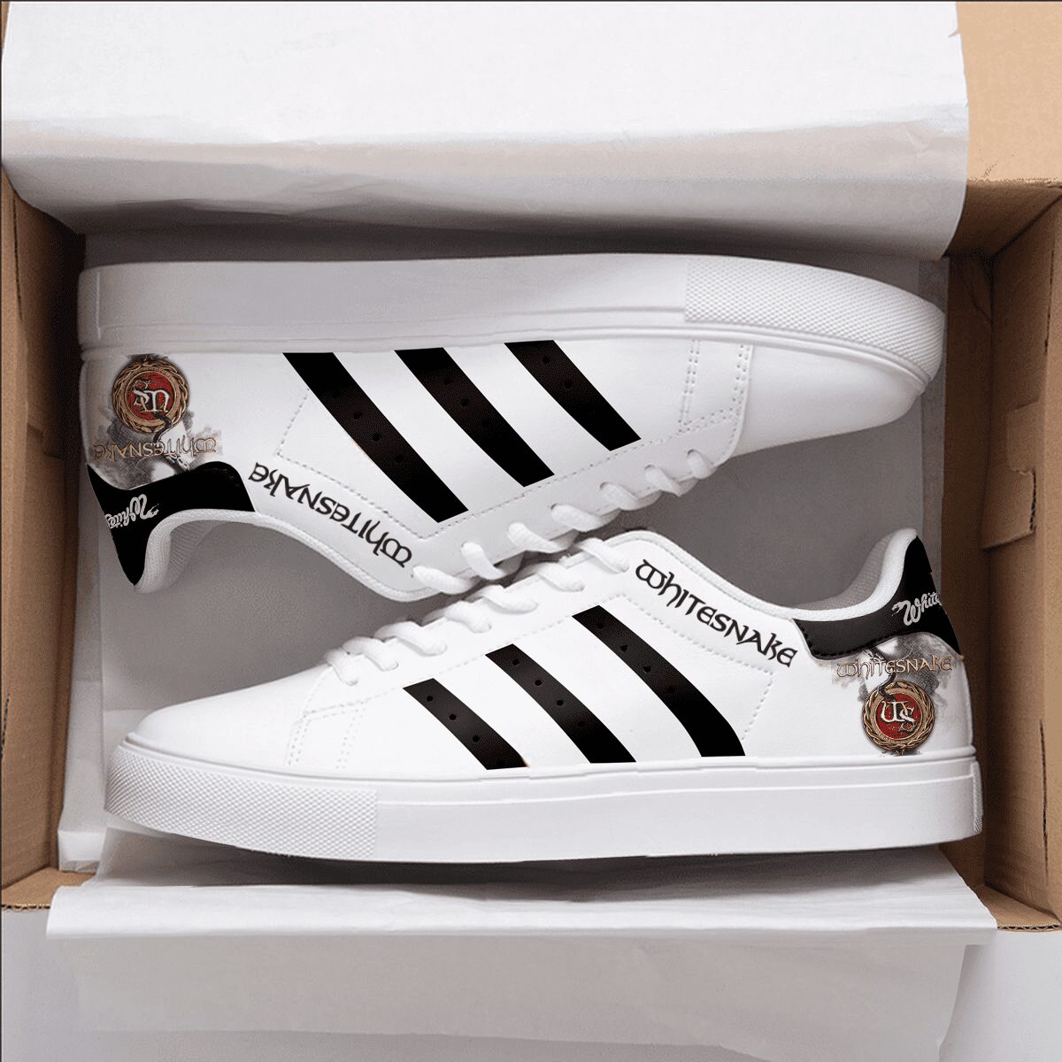 Whitesnake Stan Smith Shoes 1 Whitesnake Stan Smith Shoes
