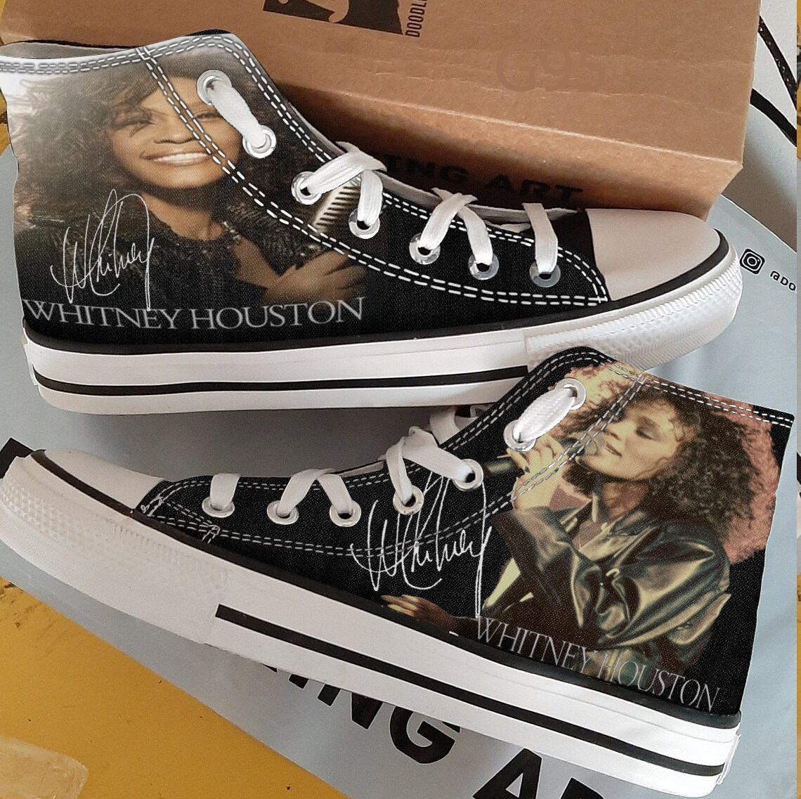 Whitney Houston High Top Shoes 1 Whitney Houston High Top Shoes