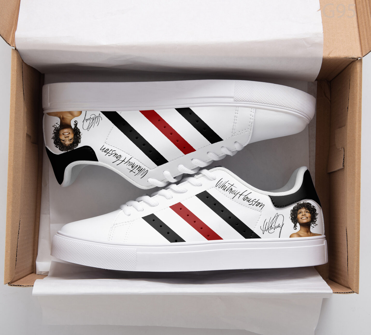 Whitney Houston Lover A1 Stan Smith Shoes 1 Whitney Houston Lover A1 Stan Smith Shoes