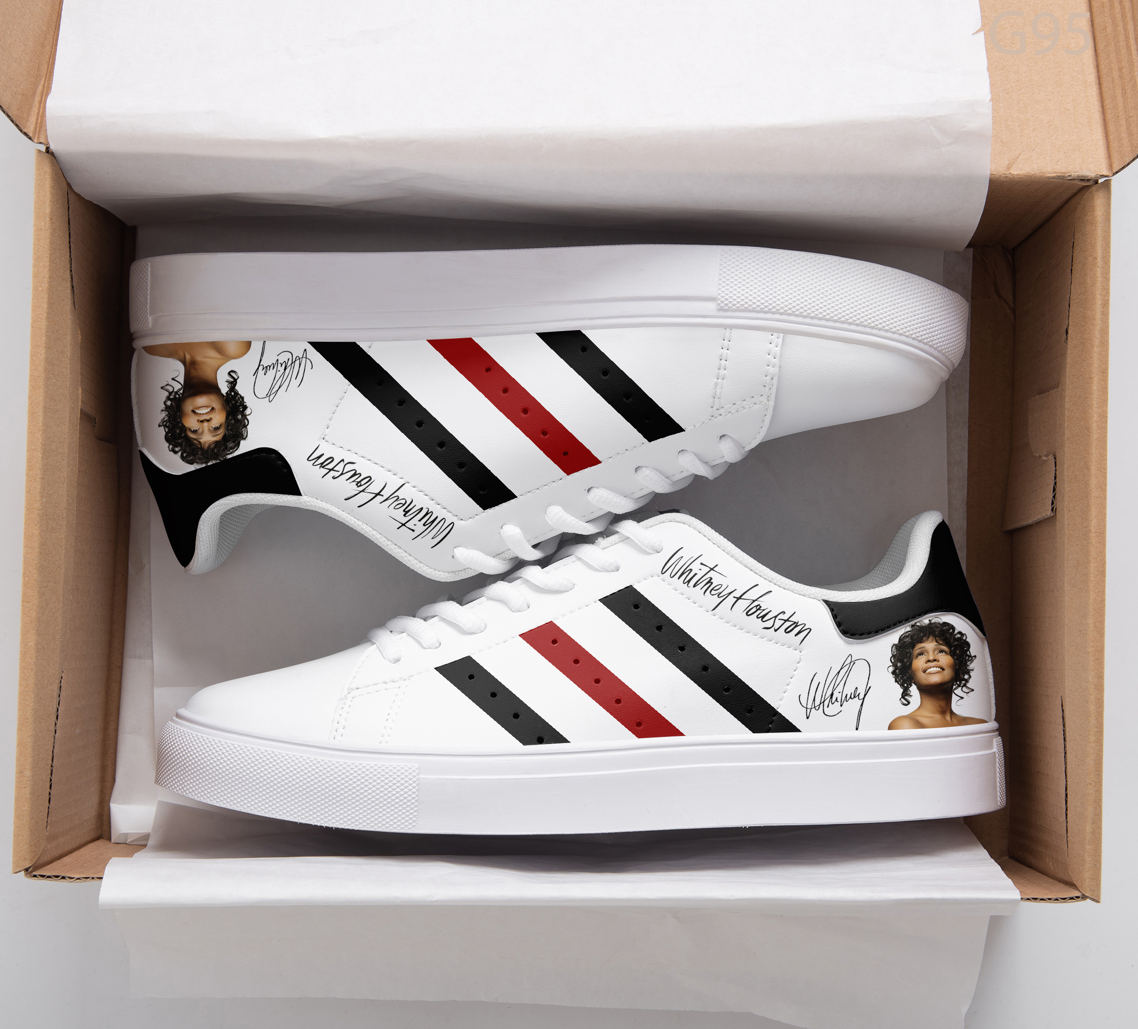 Whitney Houston Stan Smith Shoes 1 Whitney Houston Stan Smith Shoes