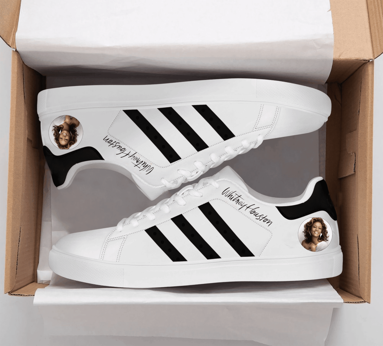 Whitney Houston Stan Smith Shoes 1 Whitney Houston Stan Smith Shoes