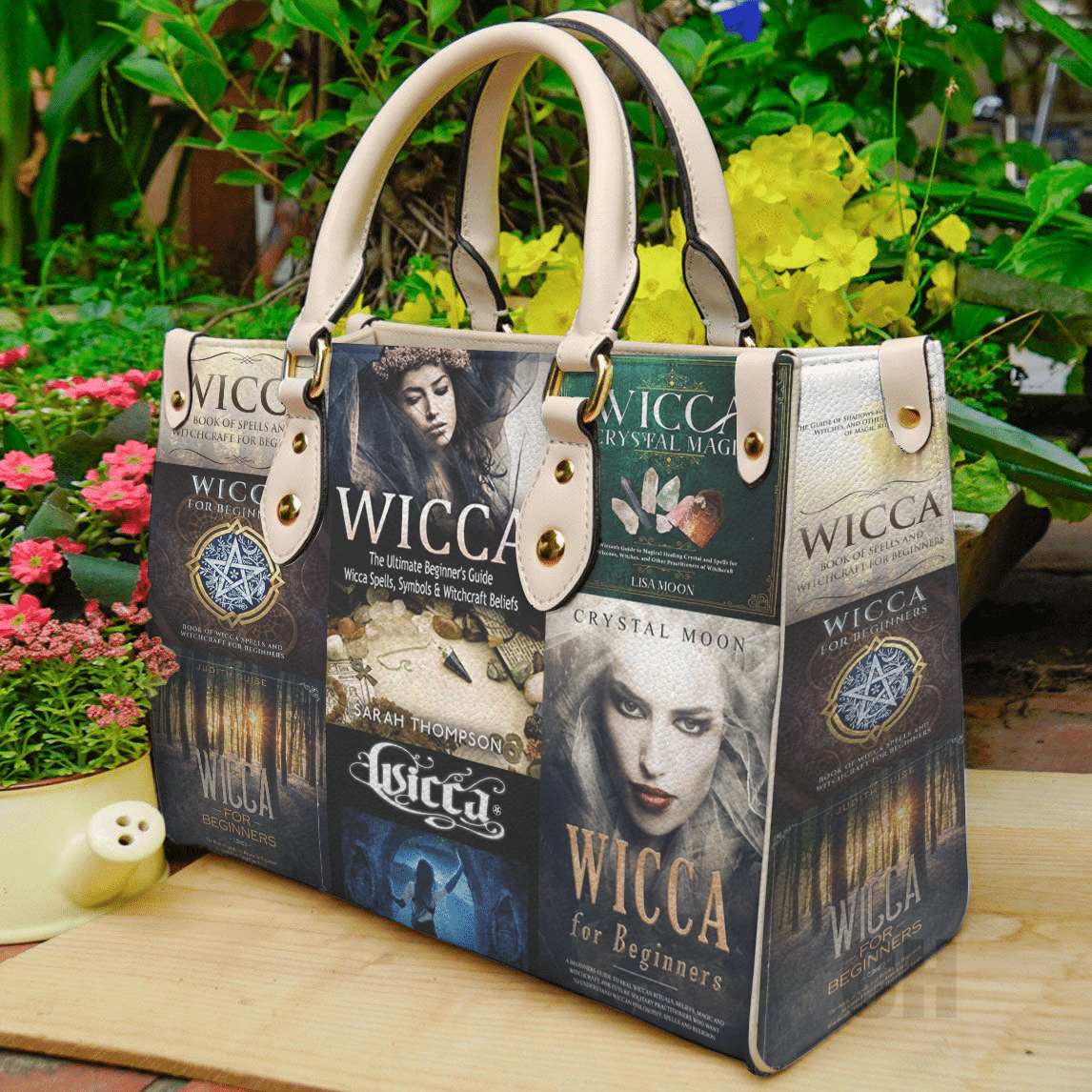 Wicca For Beginners Leather Handbag 1 Wicca For Beginners Leather Handbag
