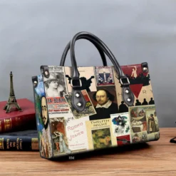 William Shakespeare Leather Handbag