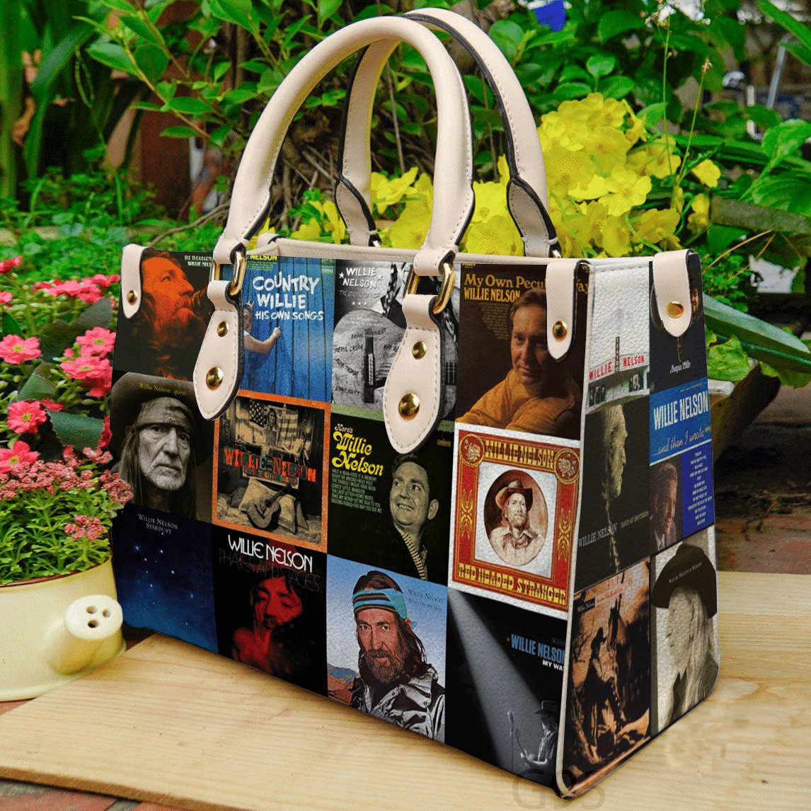 Willie Nelson Leather Handbag 1 Willie Nelson Leather Handbag