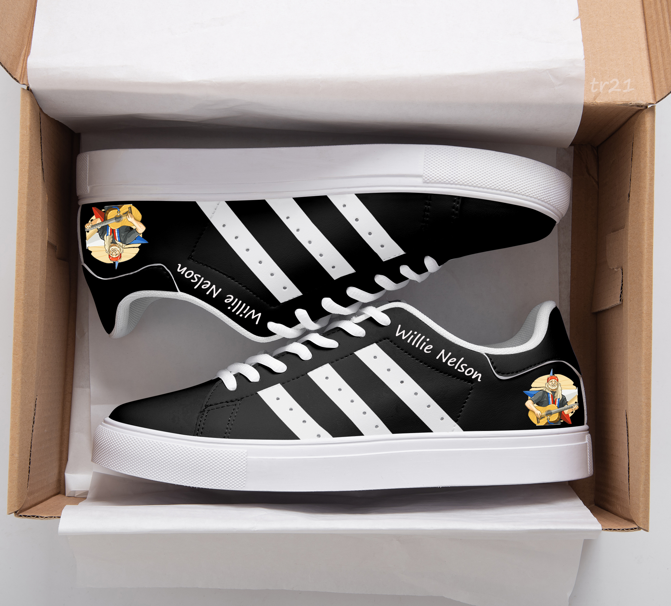 Willie Nelson Stan Smith Shoes 1 Willie Nelson Stan Smith Shoes