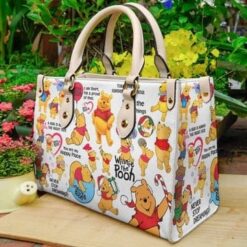 Winnie The Pooh A08 Leather Handbag