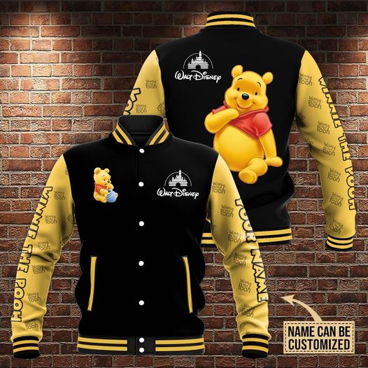Winnie The Pooh Baseball Jacket 1 Winnie The Pooh Baseball Jacket