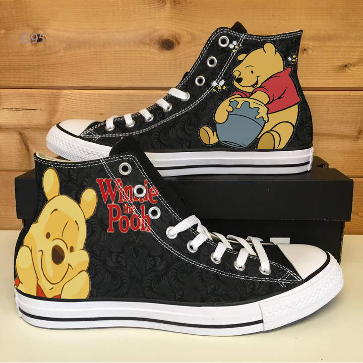 Winnie The Pooh G0 High Top Shoes 1 Winnie The Pooh G0 High Top Shoes