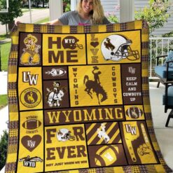 Wyoming Cowboys 1 Blanket