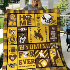 Wyoming Cowboys 1 Blanket