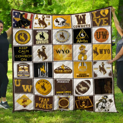 Wyoming Cowboys Blanket
