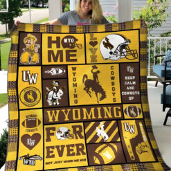 Wyoming Cowboys Blanket