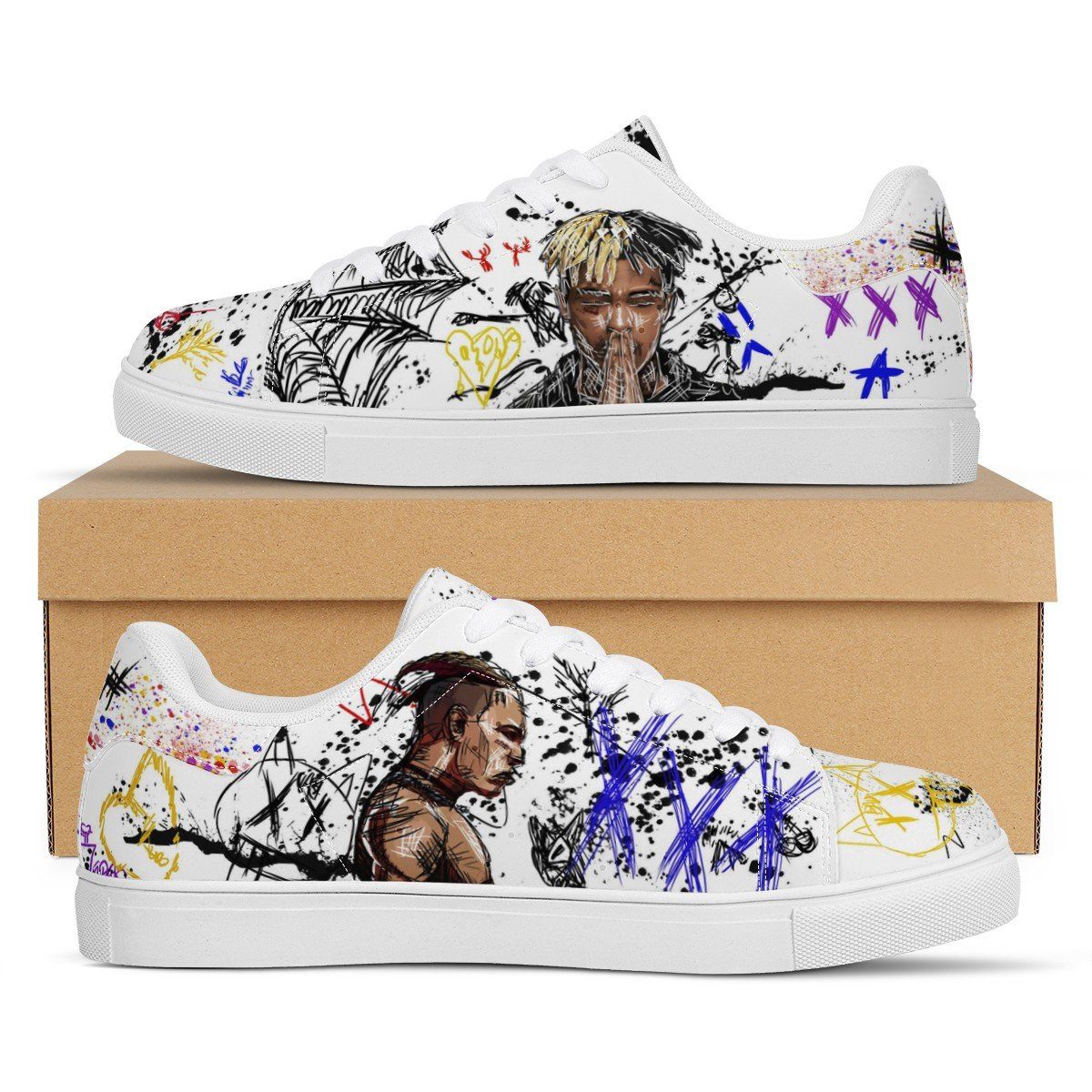 Xxxtentacion Stan Smith Shoes 1 Xxxtentacion Stan Smith Shoes