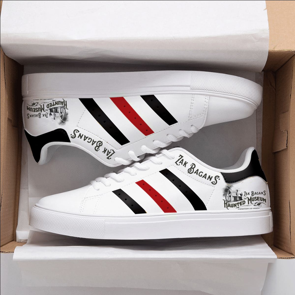 Zak Bagans Red Stan Smith Shoes 1 Zak Bagans Red Stan Smith Shoes