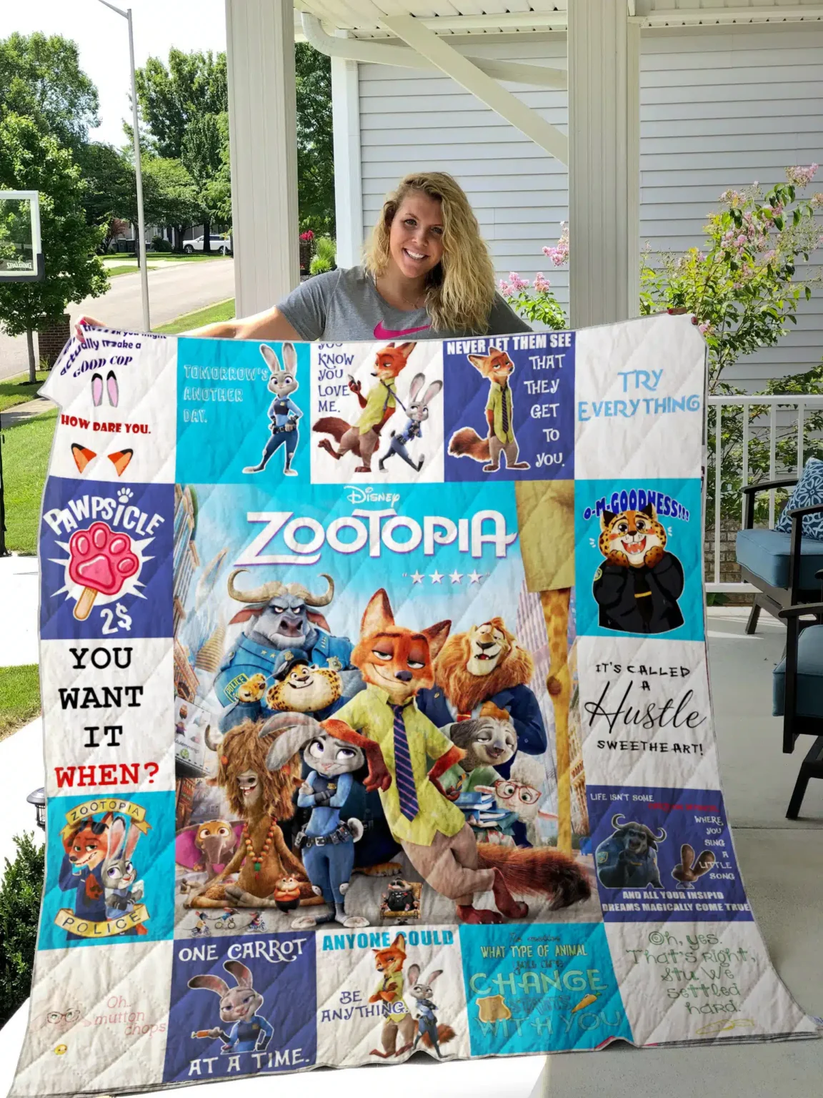 Zootopia Blanket 1 Zootopia Blanket