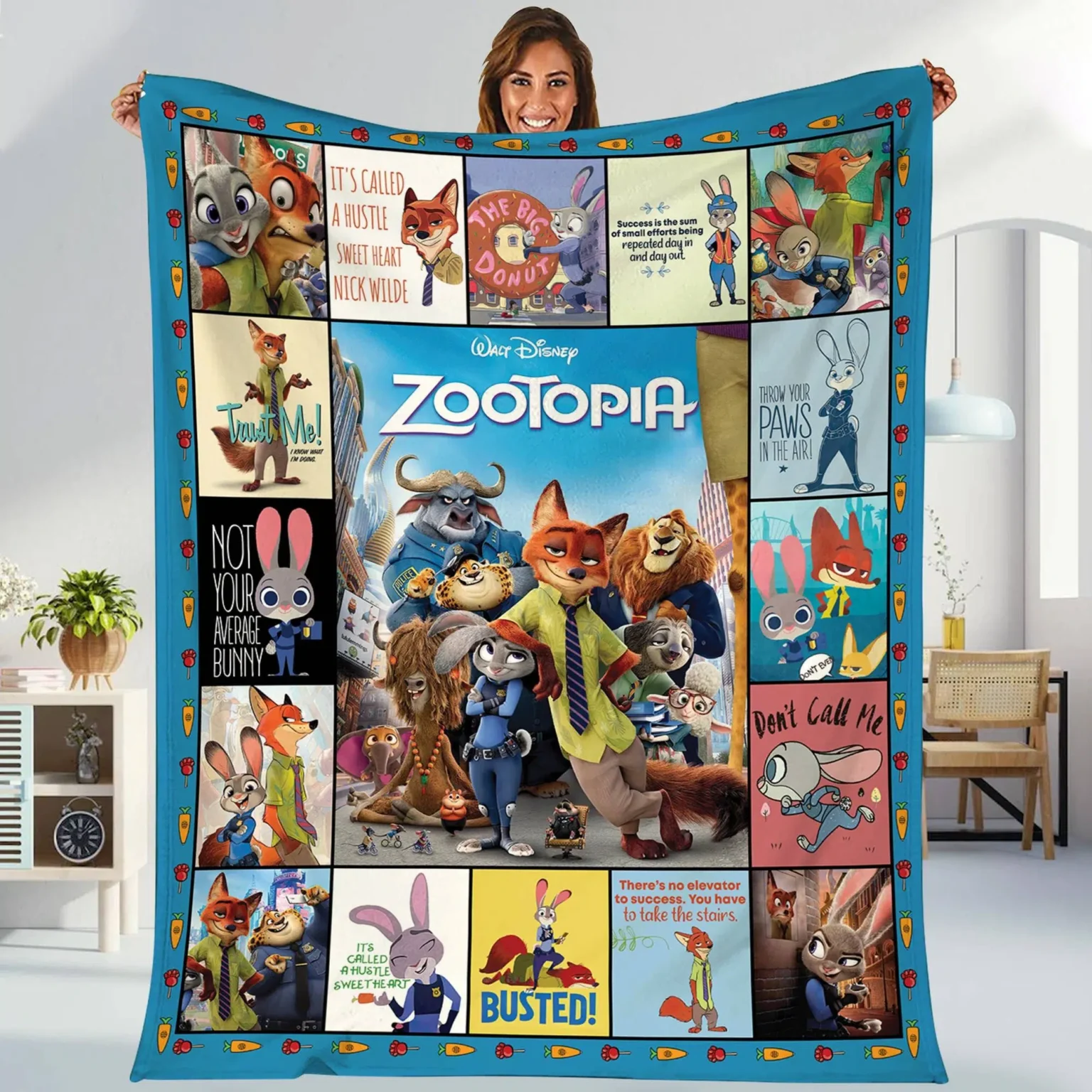 Zootopia Blanket 1 Zootopia Blanket