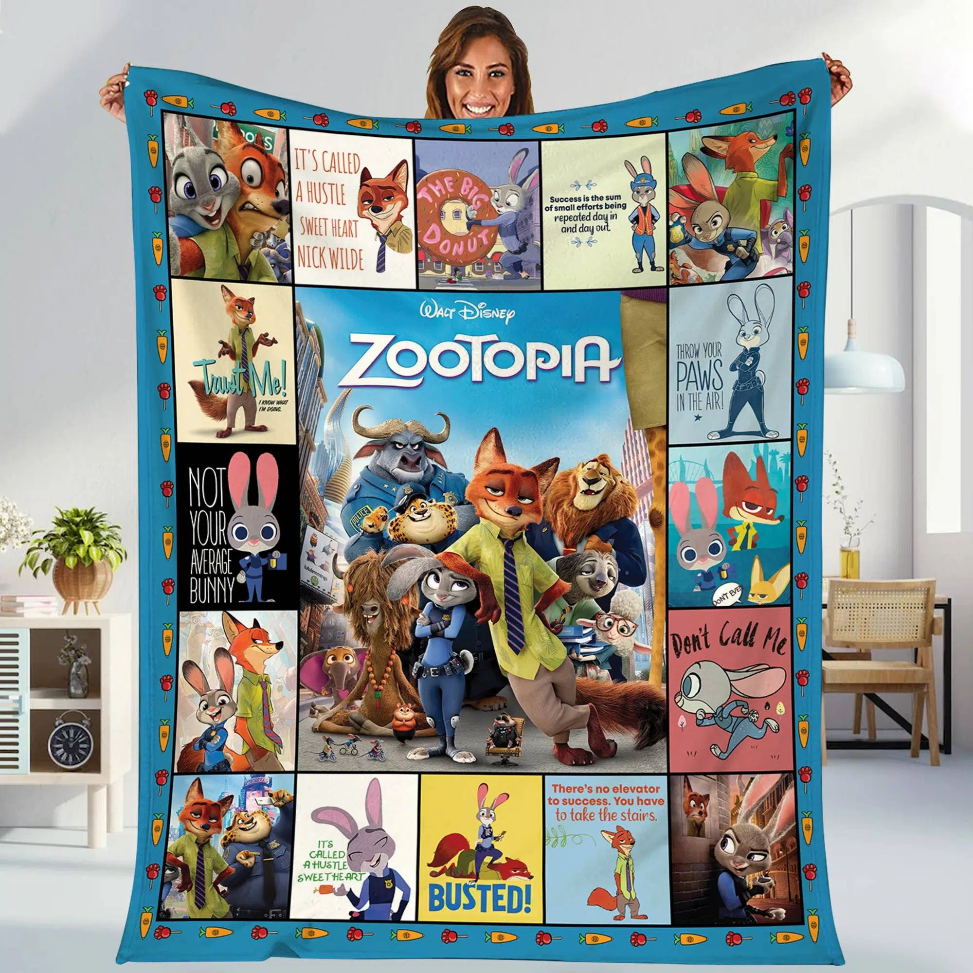 Zootopia Blanket 1 Zootopia Blanket