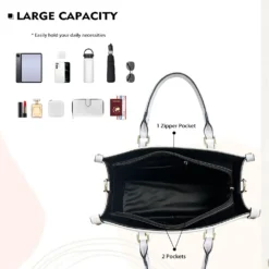 size Leather Handbag 2