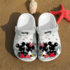 Mickey Love Minnie Disney Soft Clogs